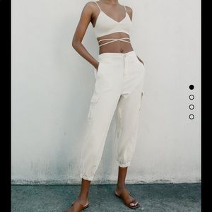 ZARA Cargo jogger trousers